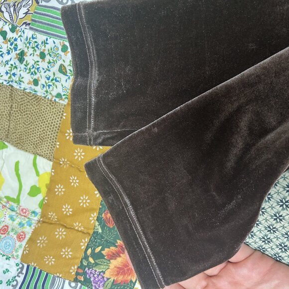 Commando Velvet Leggings in Indigo Purple - Picture 6 of 7